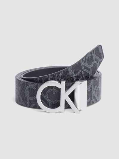 Calvin Klein Táskák & Kiegészítők HU471158 | Calvin Klein Reversible Monogram Férfi Öv Fekete